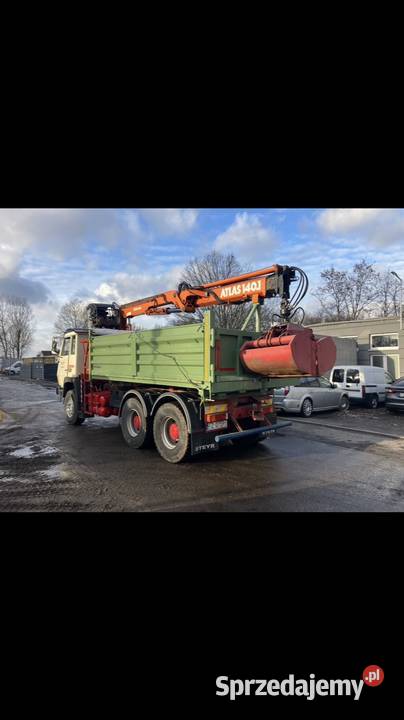 Steyr jedyny taki w Polsce z HDS Wywrotki Zielona Góra