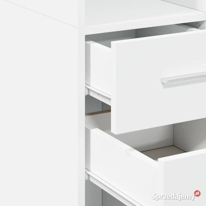 Wąska szafka biała 30x425x225 materiał mazowieckie Warszawa