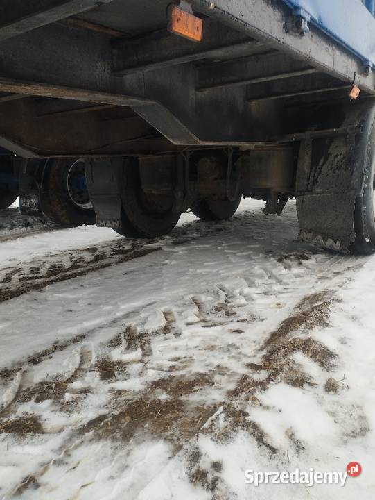 Przyczepa tandem ciężarowa podwozie do słomy