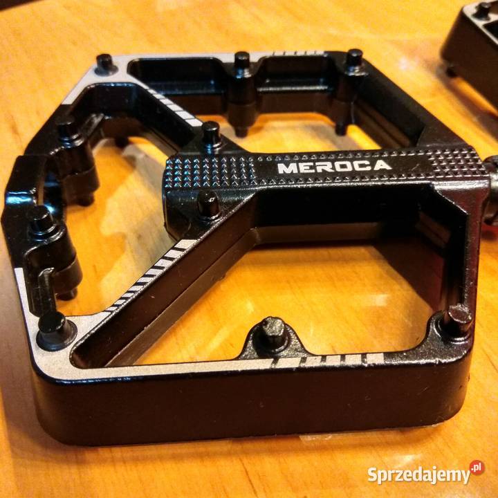 Pedały rowerowe platformowe duże nowe czarne Świebodzice