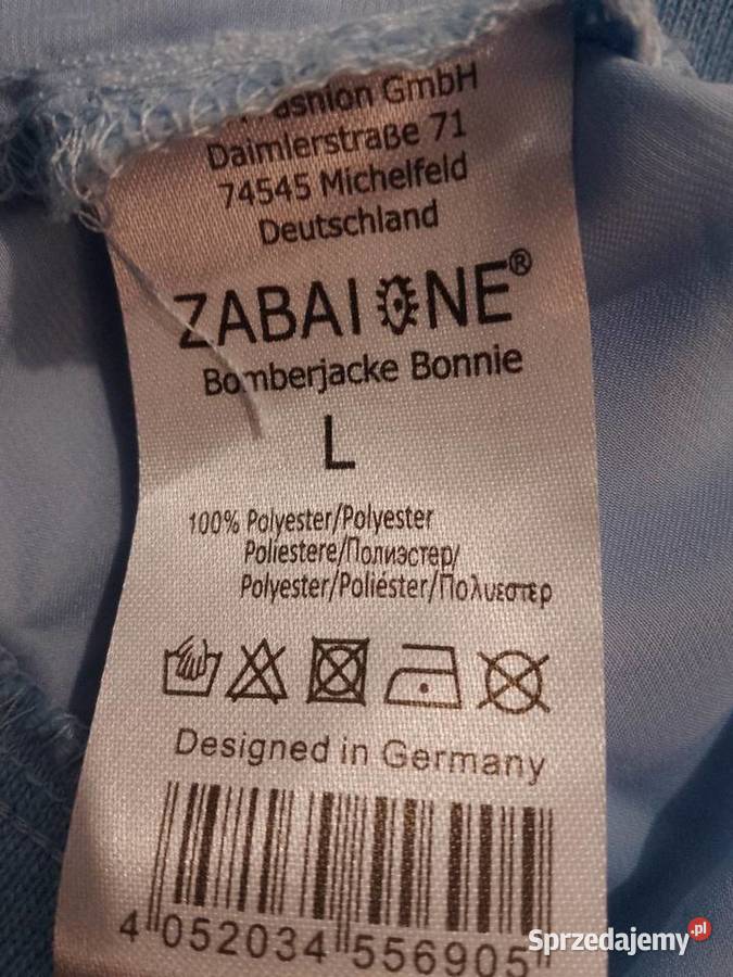 Kurtka damska bomberka marki Zabaione model Rozmiar 40(L) śląskie