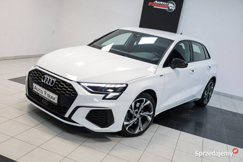Audi A3 Sportback 35TFSISLineSTronicSalon pełny VAT łódzkie Konstantynów Łódzki