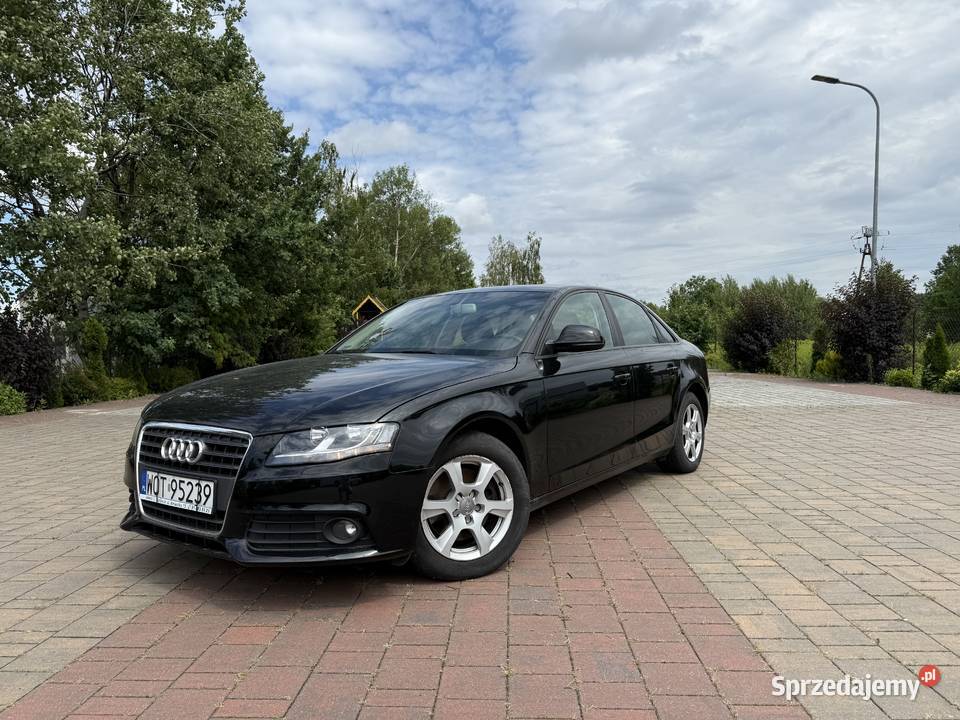 Audi A4 18 turbo sedan czarny manualna Mińsk Mazowiecki