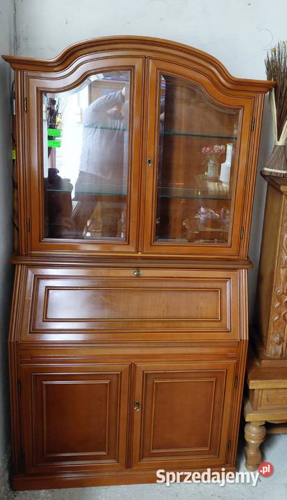 witryna z biurkiem sekretarzyk wysoki połysk 209 Byczyna