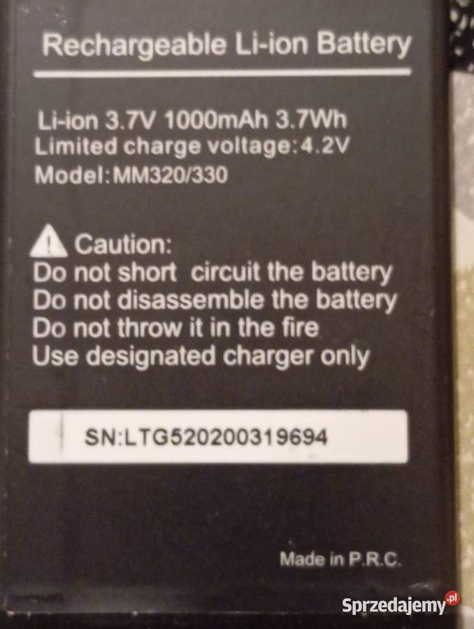Bateria telefonu maxcom