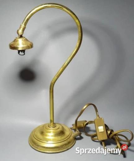 stara lampa mosiężna firmy Lamplique P4 do Warszawa