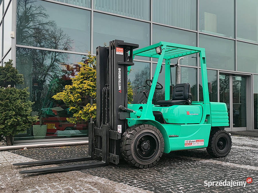 Wózek widłowy Mitsubishi DP30 3 tony triplex 43 diesel małopolskie Kęty sprzedam