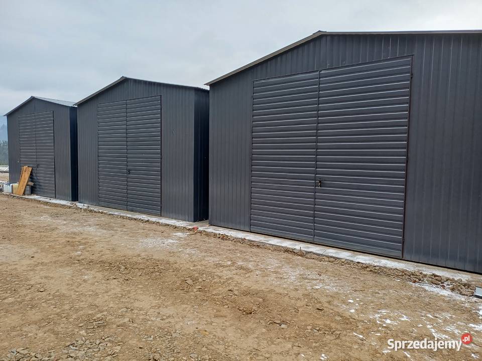 GRAFITOWY Garaż Blaszany Garaże Blaszane Magazyn Radzyń Podlaski