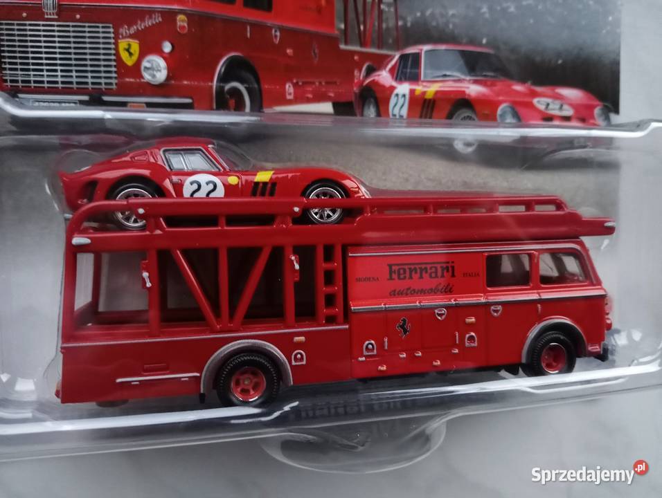 Hot Wheels Ferrari 250 GTO Fiat 642 Team Samochody i pojazdy Zabawki Jaworzno