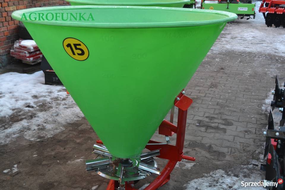 Rozsiewacze lejki rozsiewacze dwutalerzowe