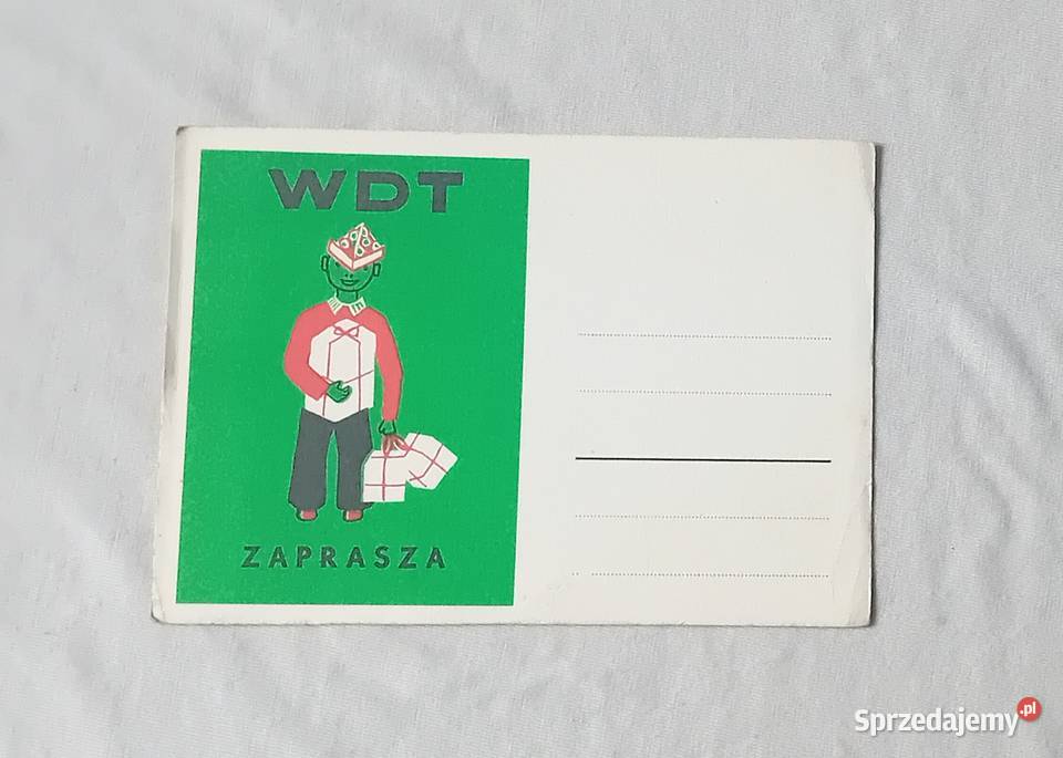 Pocztówka reklamowa z lat 70ych Wiejski Dom wielkopolskie Koźminek sprzedam