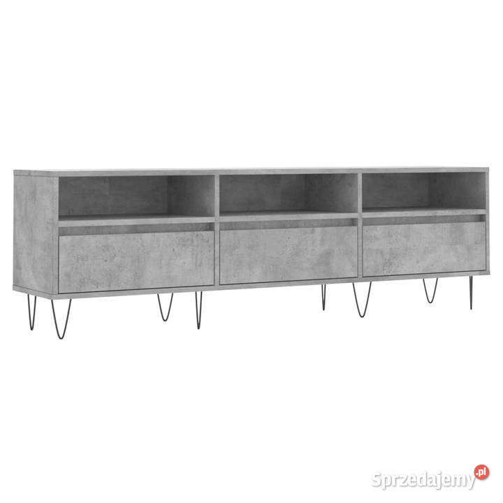 Szafka pod TV szarość betonu 150x30x445 WM831280 Warszawa