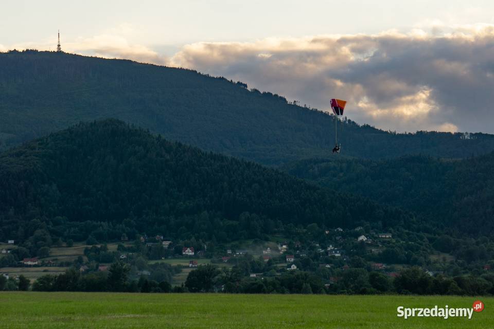 Lot paralotnią w tandemie idealny na każdą Lipowa