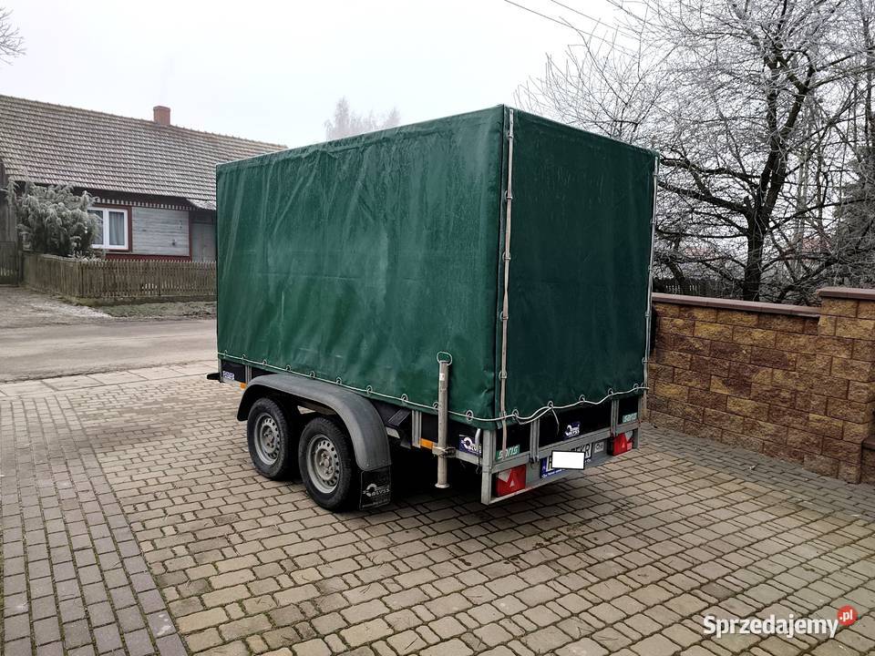 Przyczepa SARIS 300m x 150m DMC 2000 Super Stan