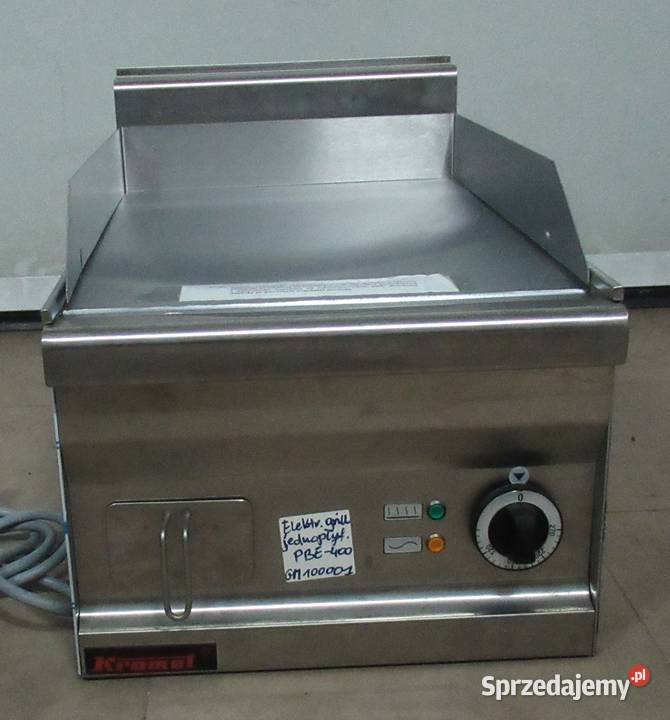 Grill elektryczny jednopłytowy PBE400GC KROMET Zalesie Górne sprzedam
