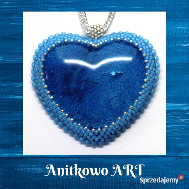 WISIOREK SERCE z żywicą Naszyjniki Warszawa