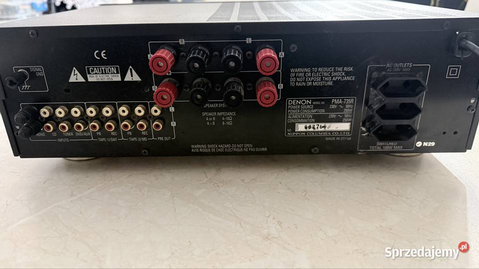 Wzmacniacz Denon PMA735R zachodniopomorskie Szczecin