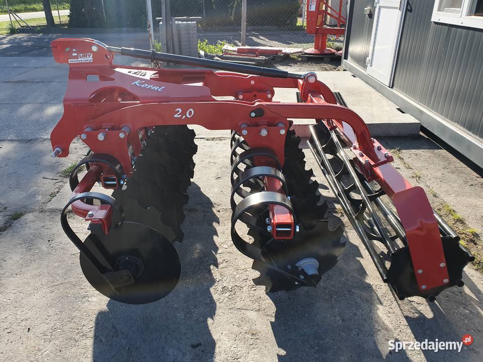 Brona talerzowa 20m zabezpieczenie resor Bury Rolnictwo Miechowice