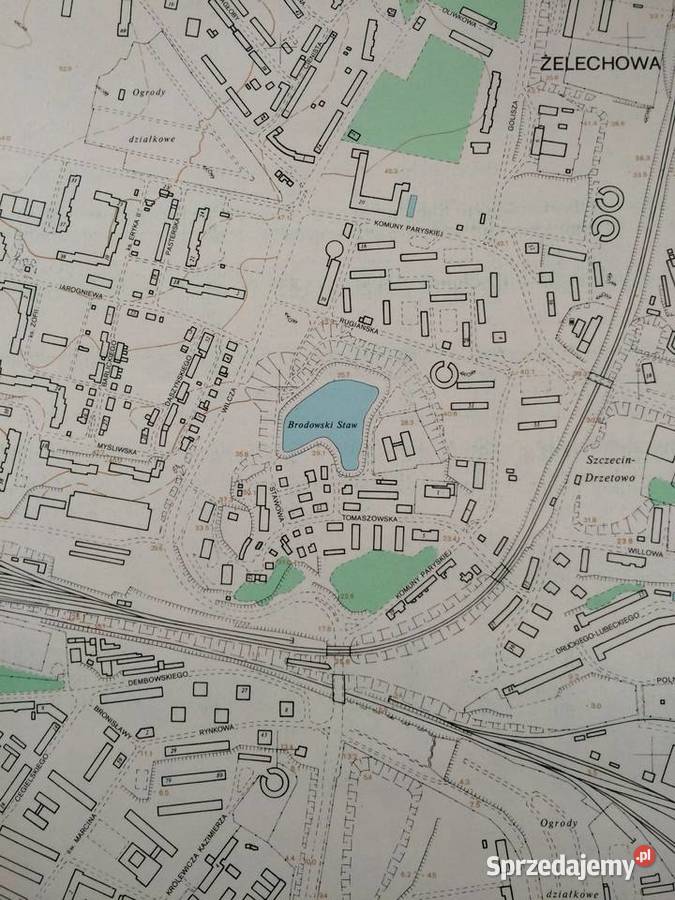 2534 Mapa Tematyczna Szczecin zachodniopomorskie