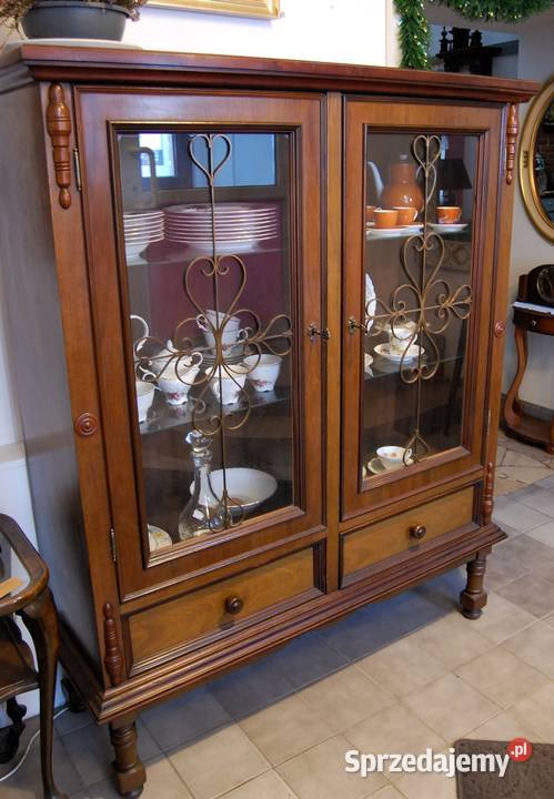 Stylowa witryna biblioteczka Lublin