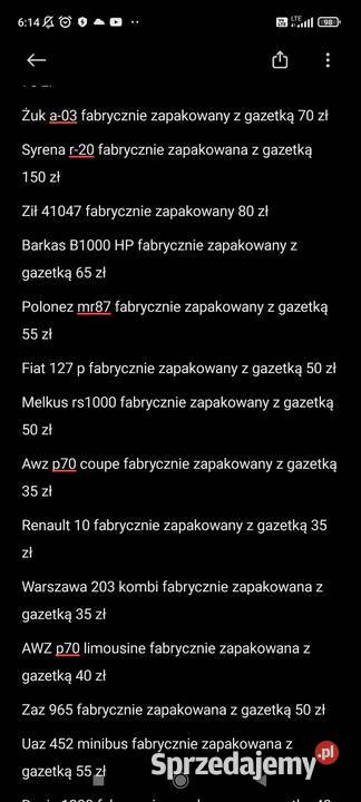 Kolekcja Kultowe Auta PRLu Lublin