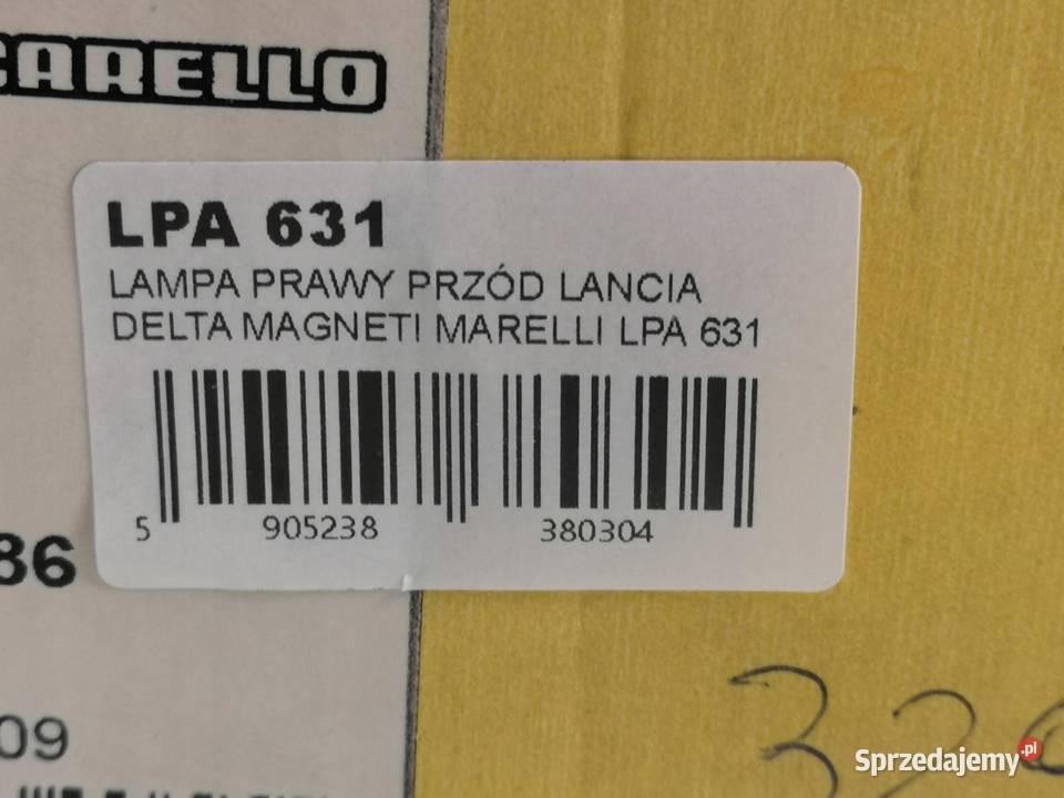 LAMPA PRAWY PRZÓD LANCIA DELTA I HF 19791991