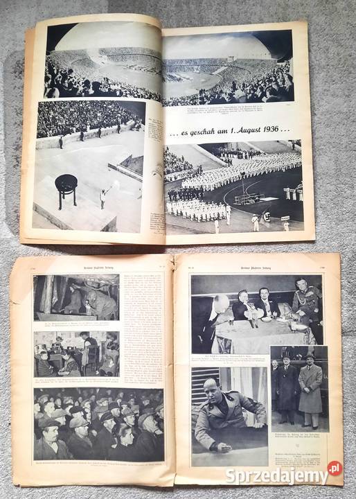 Stare Przedwojenne Gazety Olimpiada 1936 Gliwice