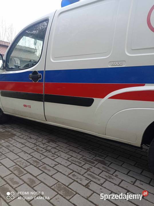 Fiat Doblo Ambulans Karetka Rok produkcji 2010 Chełm