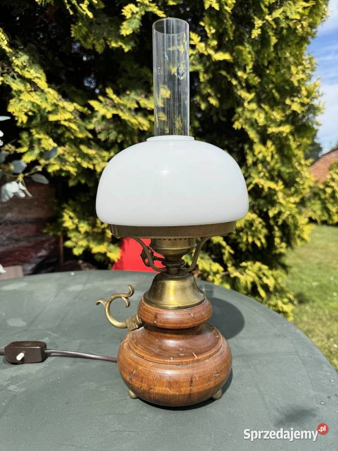 Lampka lampa stylowa naftowa nocna stołowa