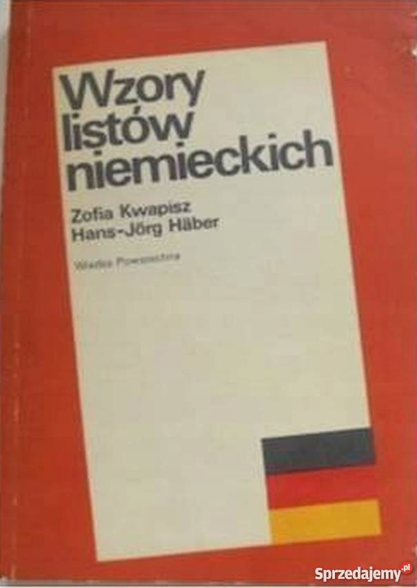 WZORY LISTÓW NIEMIECKICH Książki do nauki języka obcego Elbląg