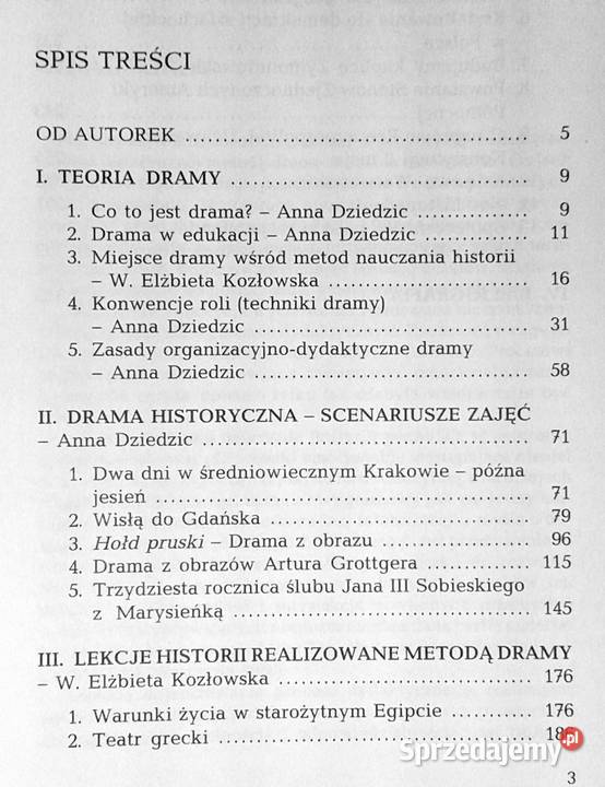 Drama na lekcji historii Anna Dziedzic Wiesława Chełm
