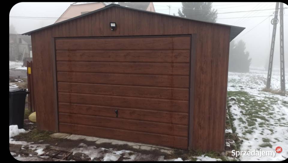 Garaż blaszany Premium Drewnopodobny Producent sprzedam