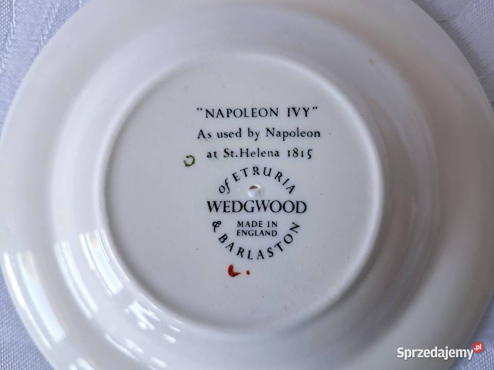Wedgwood Napoleon Ivy popielniczka 11 Anglia