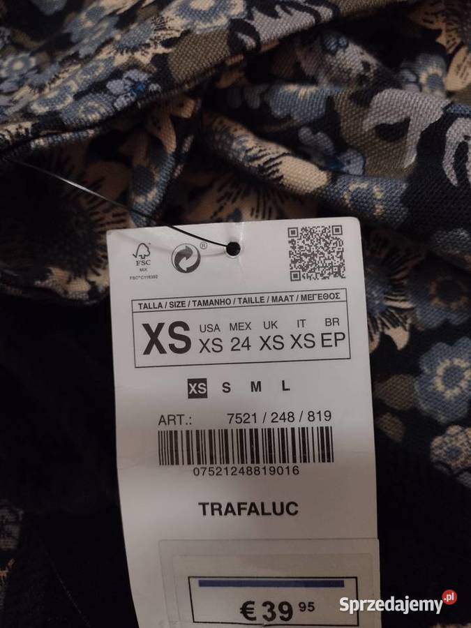34XS ZARA Ekskluzywna sukienka z Madrytu NOWA
