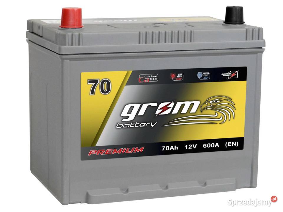 Akumulator GROM Premium 70Ah 600A Japan Lewy osobowe Układ elektryczny Wrocław