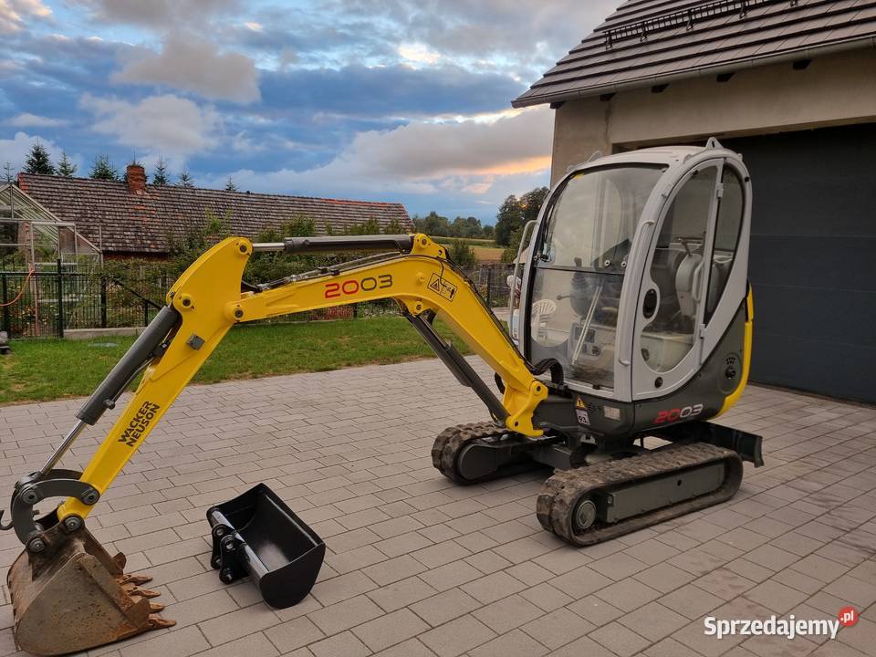 Minikoparka Wacker Neuson 2003 RD 2008r faktura nie Daniec sprzedam