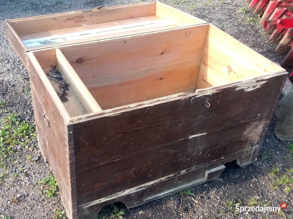Stara skrzynia retro PRL vintage stylowa do Sejny