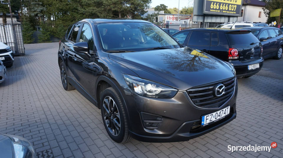 Mazda CX5 Super wyposażona Gwarancja II 2017 czujnik parkowania Zielona Góra