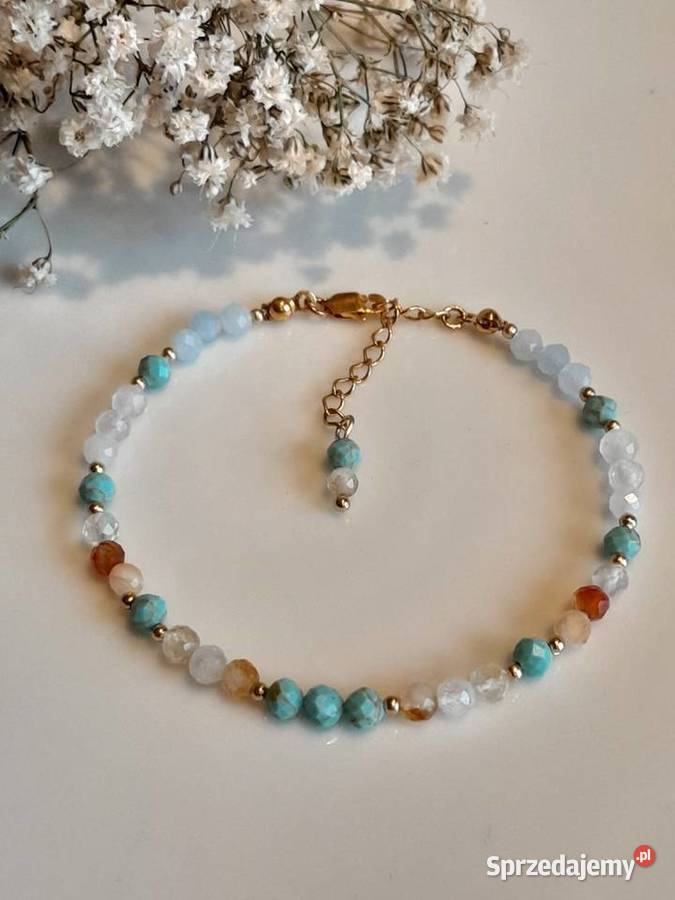 Bransoletka Szczęścia Zodiakalnych Ryb Kamienie Bielsko-Biała sprzedam