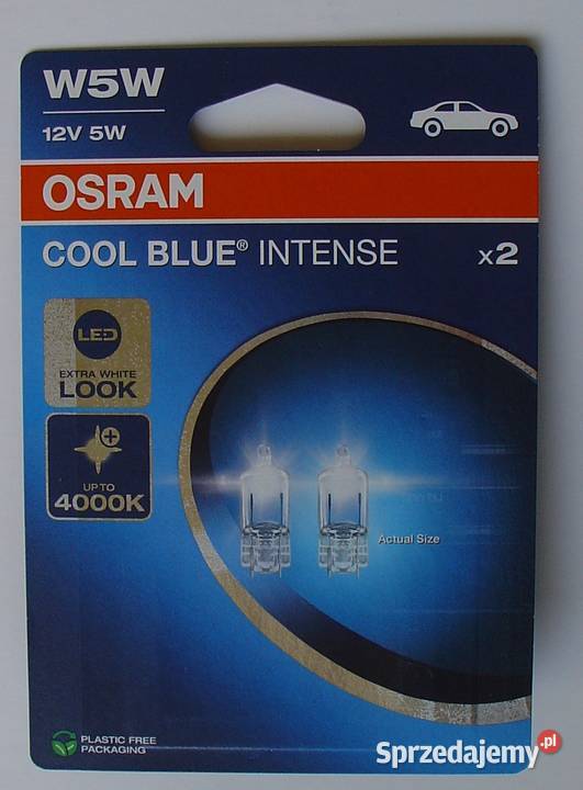 Żarówki W5W Cool Blue Intense OSRAM 2825CBN2BL osobowe Łódź