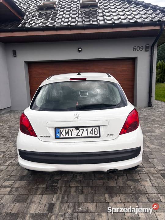 Peugeot 207 16 hdi oszczędny diesel biały 5 1600cm3 Lipnik sprzedam