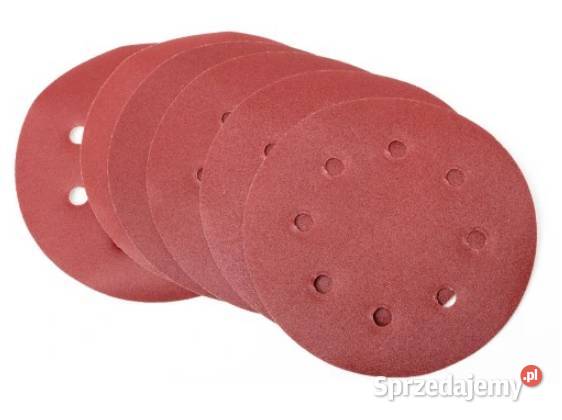 PAPIER ŚCIERNY KRĄŻEK DO SZLIFIERKI 190MM RZEP Ręczne Katowice