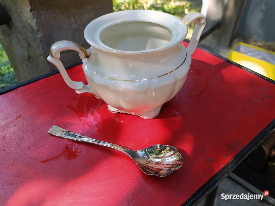 Stara cukiernica biała porcelanowa Warszawa sprzedam