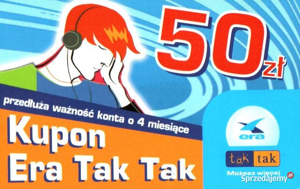 Karty doładowujące ERA TAK TAK