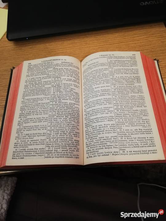 Oryginalna Biblia Święta z 1949 r Antykwariat kujawsko-pomorskie Bydgoszcz
