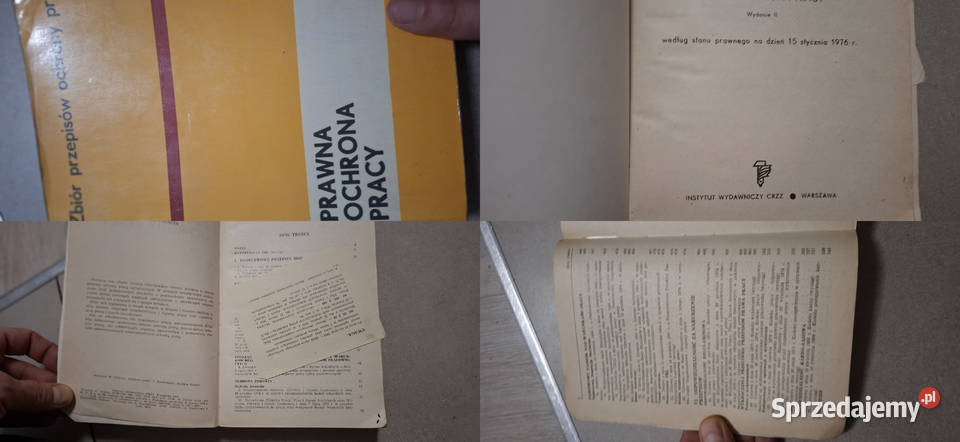 Prawna Ochrona Pracy II wydanie z 1976 roku b