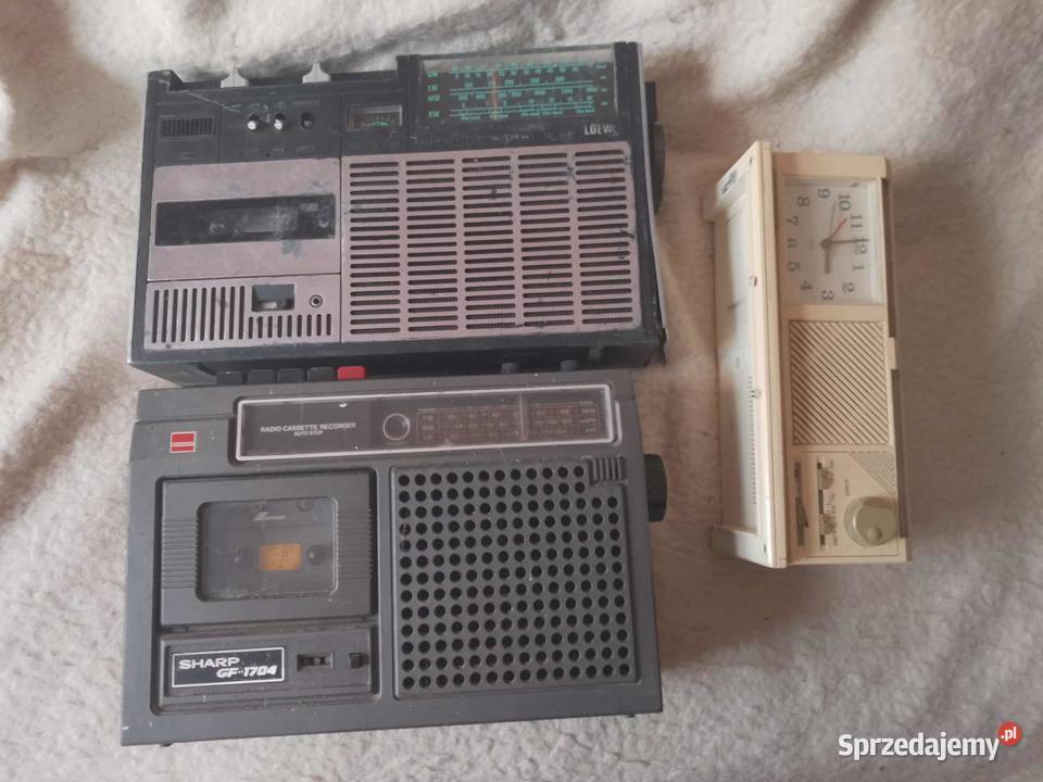 kolekcjonerskie radia zestaw 4 sztuk Legnica