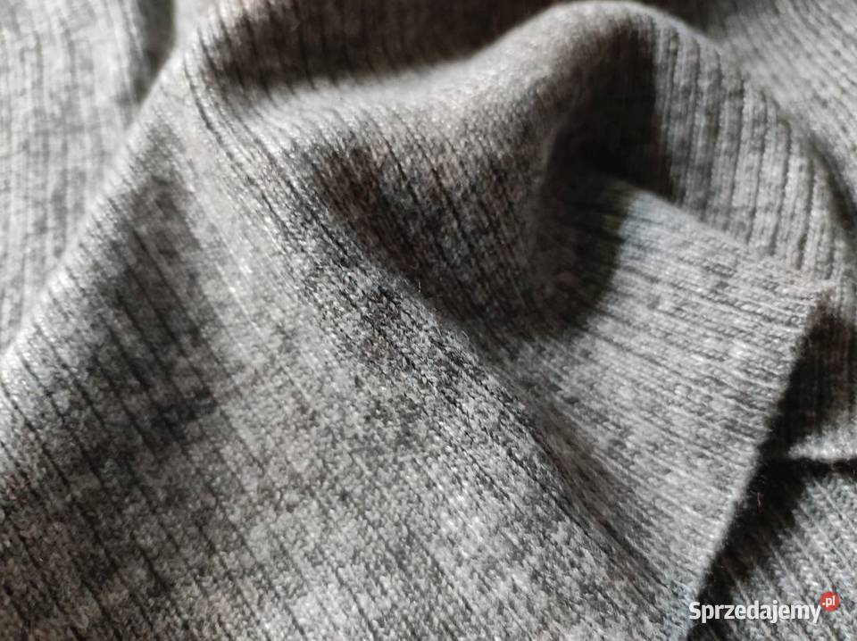 kaszmirowy sweter sweterek szary mięciutki Kielce sprzedam