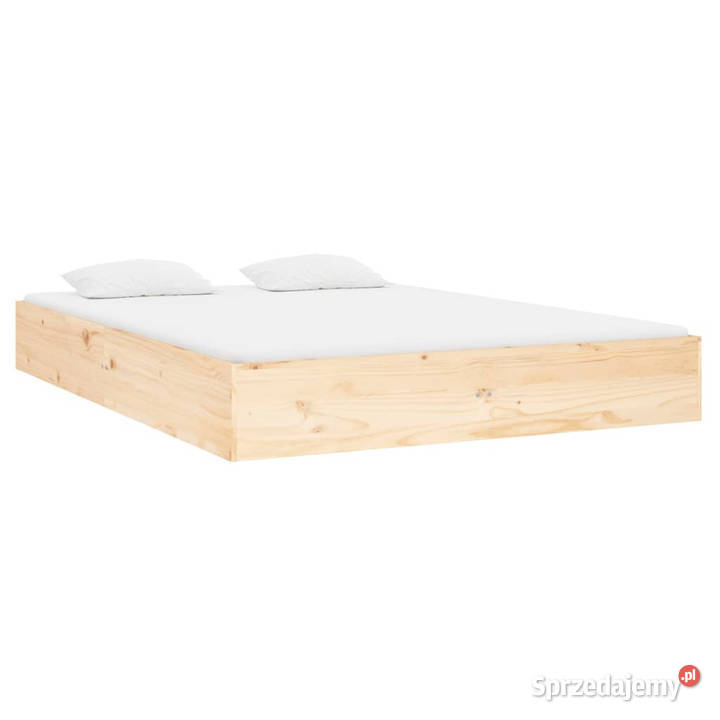 Rama łóżka lite drewno podwójna 135x190 WM820077 Warszawa