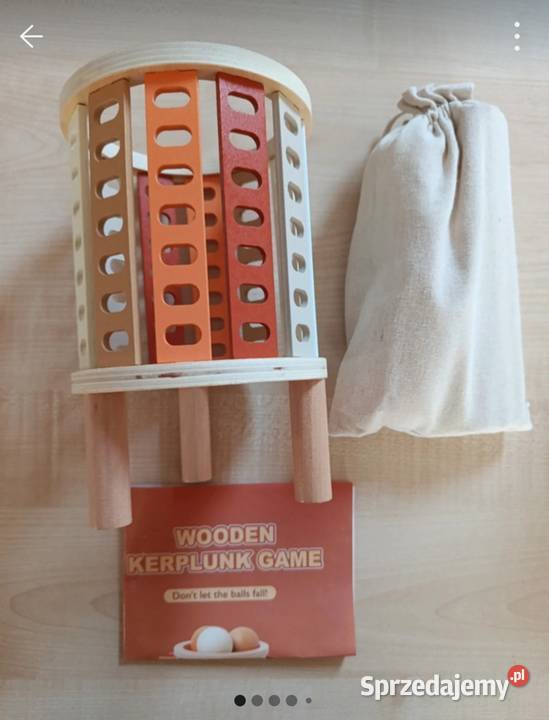 Drewniana gra zręcznościowa Wooden Kerplunk Ligota Bialska